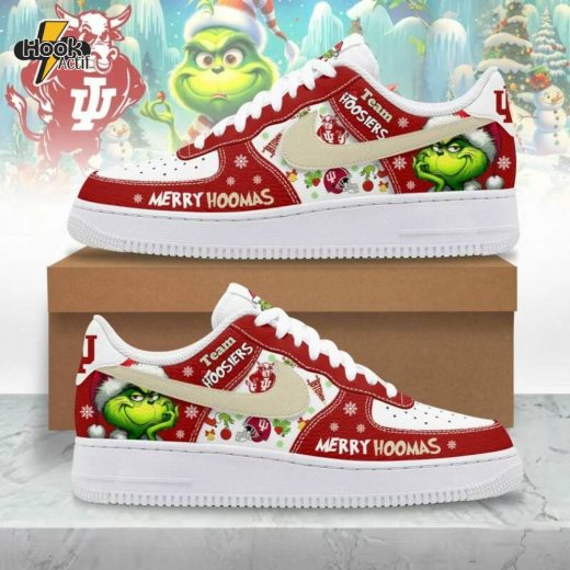 Indiana Hoosiers Grinch Premium AF1 Sneakers