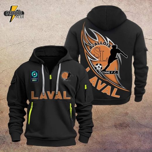 Laval DMHT1216 Zip Hoodie – Stade Lavallois Supporter Gear