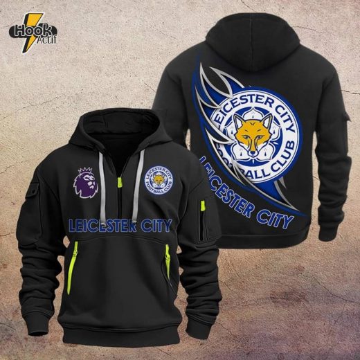 Leicester City DMHT1076 Zip Hoodie – Leicester Football Hoodie