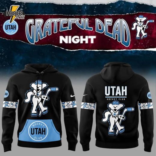 Limited Edition Nike Utah Hockey Grateful Dead Night Hoodie Set V2