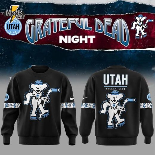 Limited Edition Nike Utah Hockey Grateful Dead Night Sweatshirt