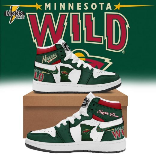 Limited NHL Minnesota Wild Hockey Team Air Jordan 1