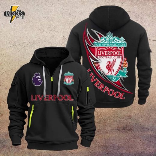 Liverpool F.C DMHT1075 Zip Hoodie – Liverpool Football Hoodie