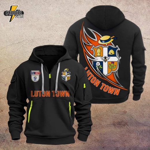 Luton Town DMHT1093 Zip Hoodie – Luton Football Hoodie