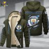 Leeds United DMTZ0616 Velvet Zip Hoodie Coat Yorkshire Pride Jacket