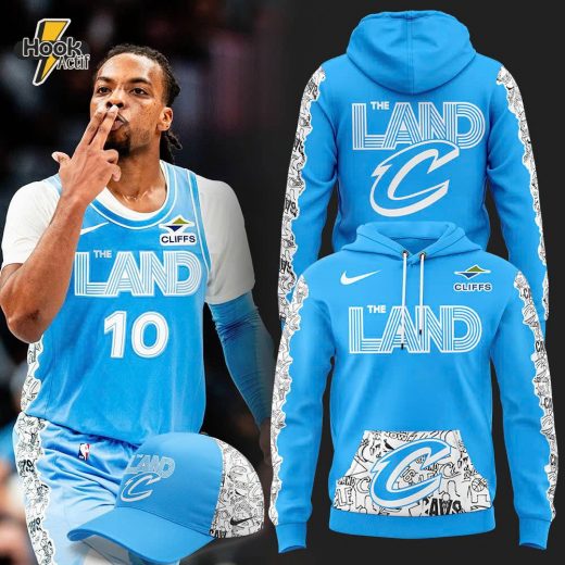 Men’s Nike 2024 Cleveland Cavaliers C LAND LetEmKnow Premium Limited Pullover Hoodie