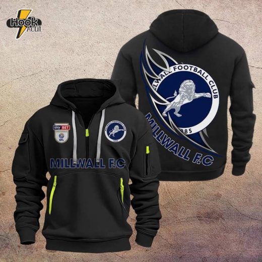 Millwall DMHT1095 Zip Hoodie – Millwall Football Hoodie