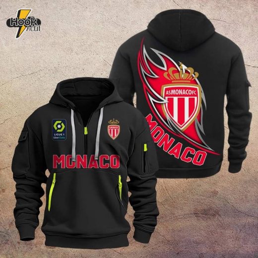 Monaco DMHT1196 Zip Hoodie – AS Monaco Football Merchandise