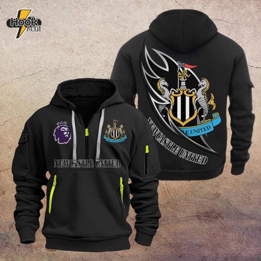 Newcastle United F.C DMHT1079 Zip Hoodie – Newcastle Supporter Hoodie