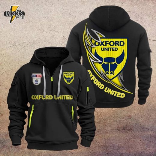 Oxford Utd DMHT1097 Zip Hoodie – Oxford United Fan Hoodie