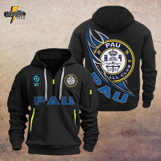 Pau DMHT1218 Zip Hoodie – Pau FC Football Hoodie