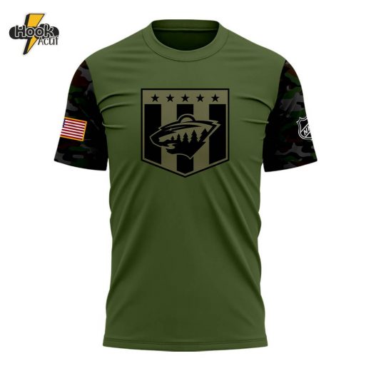 Special Military Apreciation NHL Minnesota Wild Tee