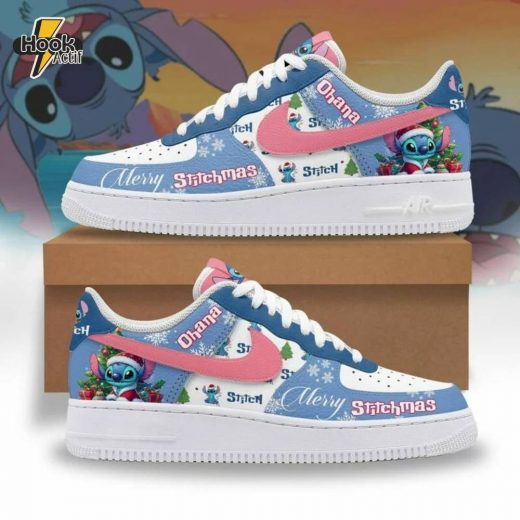 Stitch Themed AF1 Custom Sneakers