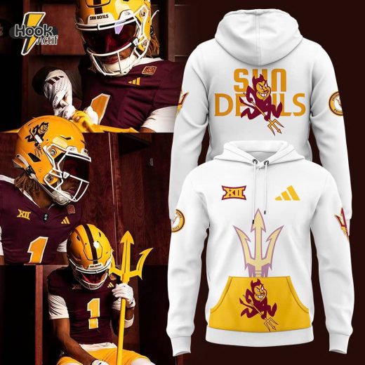 Sun Devil Football x Sparky Sun Devil 2024 Hoodie