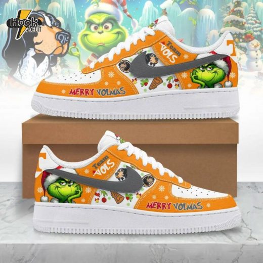 Tennessee Volunteers Football Grinch AF1 Shoes