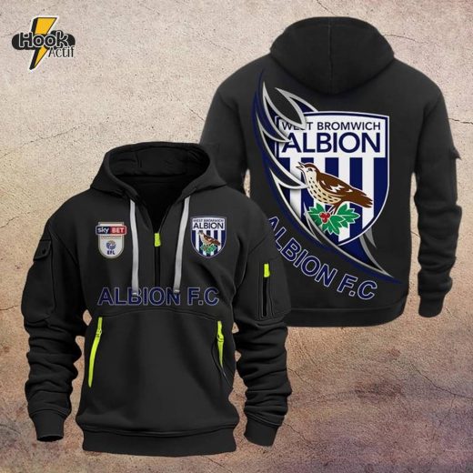 West Bromwich Albion DMHT1108 Zip Hoodie – West Brom Fan Hoodie