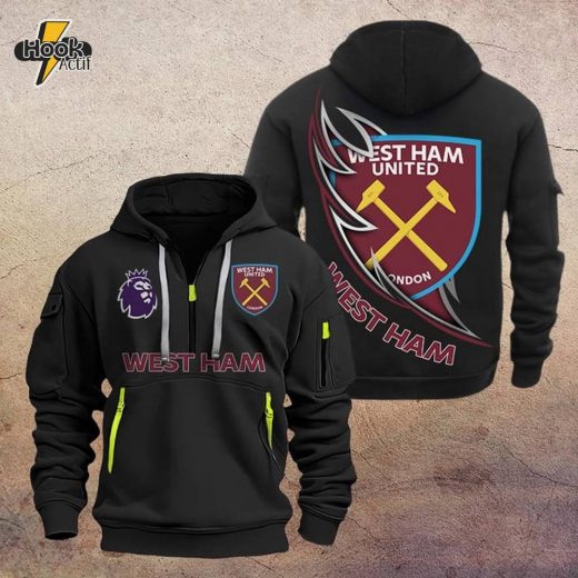 West Ham United FC DMHT1083 Zip Hoodie – West Ham Apparel