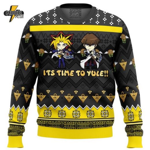 Its Time To Yule Yu Gi Oh Christmas Sweater Anime Lover’s Choice