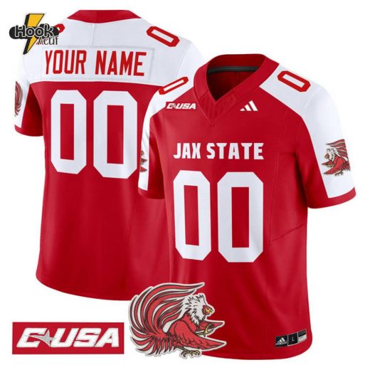 Jacksonville State Gamecocks 2024 Stitched Vapor Limited Custom Jersey