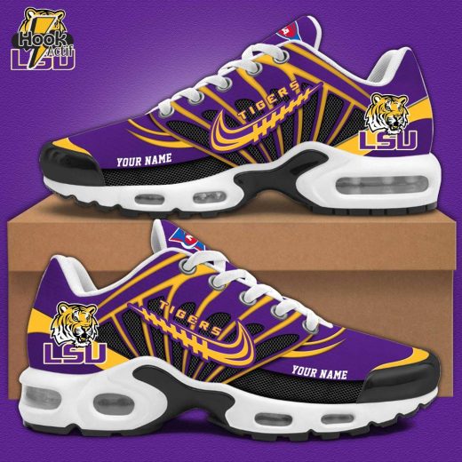 LSU Football Personalized Air Max Plus Sneakers