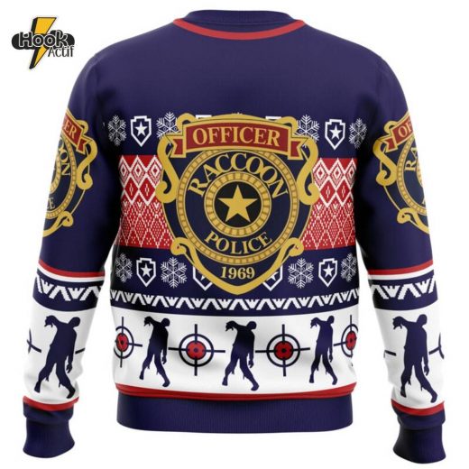 Leon Kennedy Bad Things Dead by Daylight Christmas Sweater Perfect for Gamers