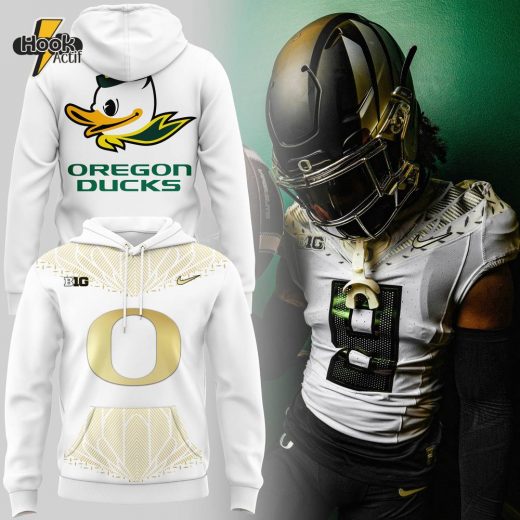 Limited Edition Hoodie Oregon Ducks Football 2024 White