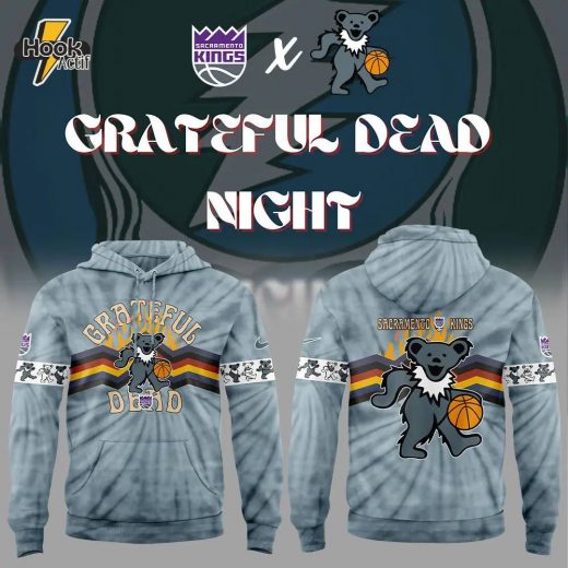 Limited Edition Nike Sacramento Kings Grateful Dead Night Hoodie