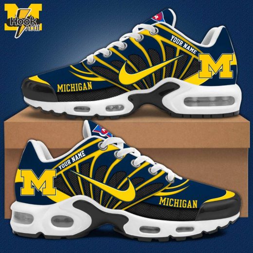 Michigan Football Personalized Air Max Plus Sneakers