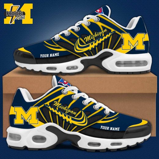 Michigan Football Personalized Air Max Plus Sneakers V1