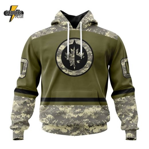 NHL Winnipeg Jets Special Military Appreciation Design ST2404