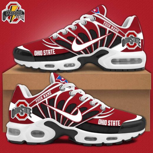 Ohio State Football Personalized Air Max Plus Sneakers