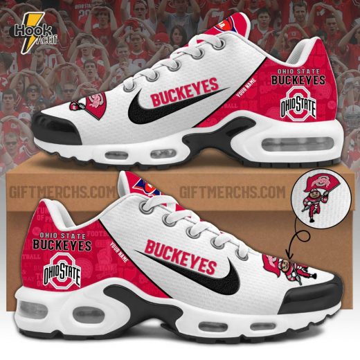 Ohio State Football Personalized Air Max Plus Sneakers V3