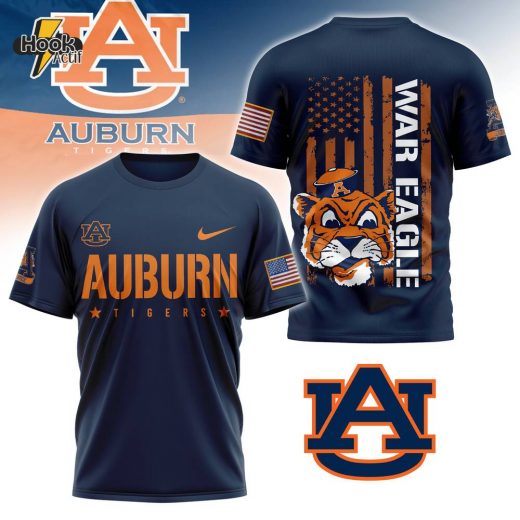 PREMIUM Auburn Tigers 3D Shirt War Eagle Fan Gear