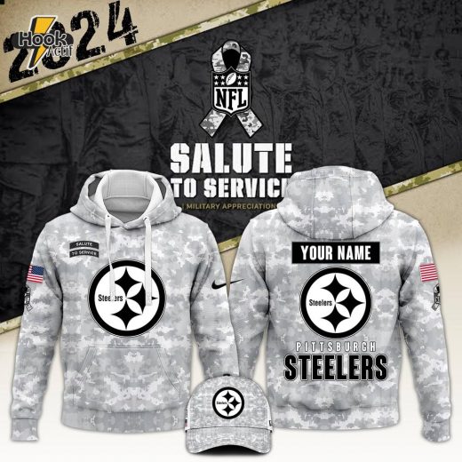 Pittsburgh Steelers Veterans Day Hoodie 2024 Tribute Collection