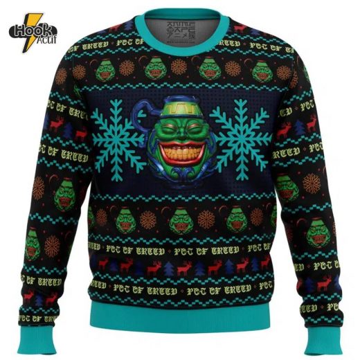 Pot Of Greed Yu Gi Oh Christmas Sweater Anime Fan Favorite