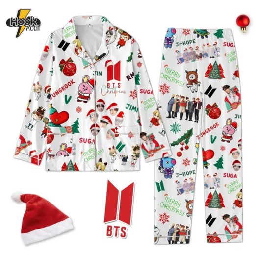 Premium BTS SS Button Pajamas Set TMN K Pop Lover Collection