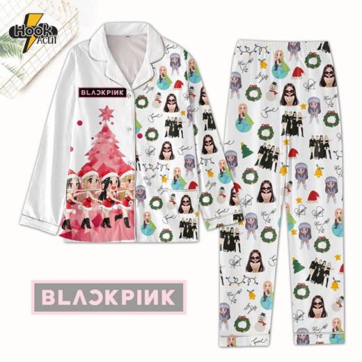 Premium BlackPink SS Button Pajamas Set DCA Inspired by K Pop Stars