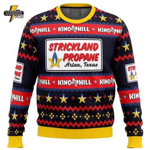 Strickland Propane Arlen Texas King of the Hill Christmas Sweater Classic Holiday Gift