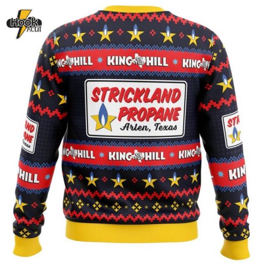 Strickland Propane Arlen Texas King of the Hill Christmas Sweater Classic Holiday Gift