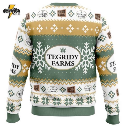 Tegridy Farms South Park Christmas Sweater Funny Winter Holiday Apparel