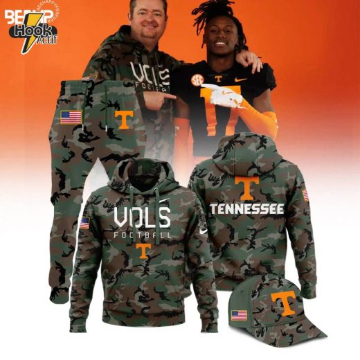 Tennessee Volunteers Camo 2024 Salute to Service Crewneck Sweatshirt Combo