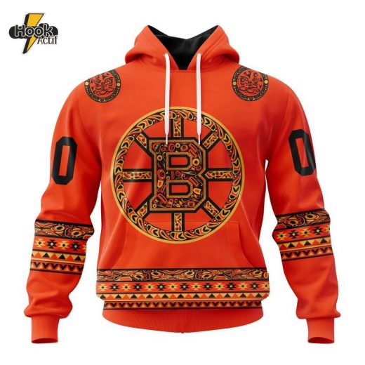 Boston Bruins NHL Hoodie – National Day for Truth and Reconciliation Design