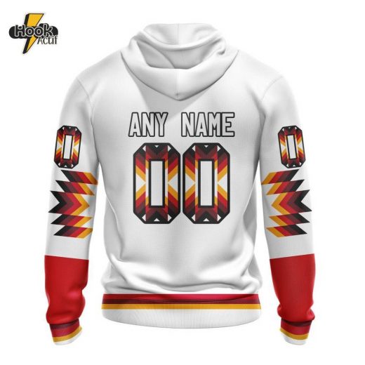 Calgary Flames NHL Hoodie – Native Pattern Special Design (ST2302)