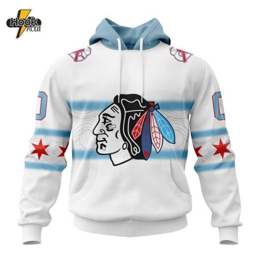 Chicago Blackhawks NHL Hoodie – Personalize Gradient Series Concept Kits (ST2301)