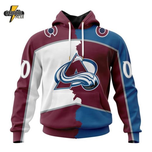 Colorado Avalanche NHL Hoodie – Personalized 2023 Home Mix Away Kits