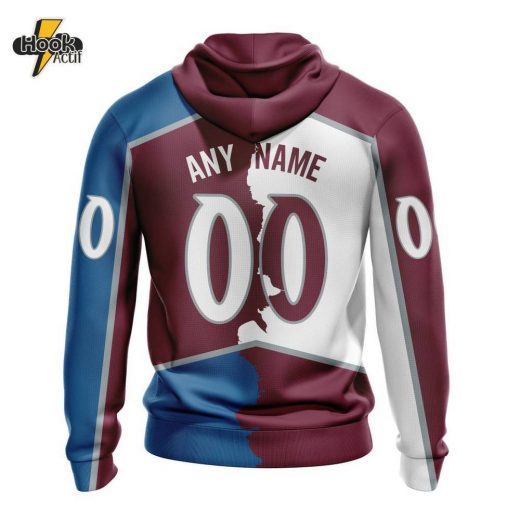 Colorado Avalanche NHL Hoodie – Personalized 2023 Home Mix Away Kits