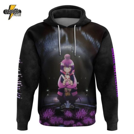 Dark Gathering Anime Hoodie – Yayoi with Lily Spiders Design