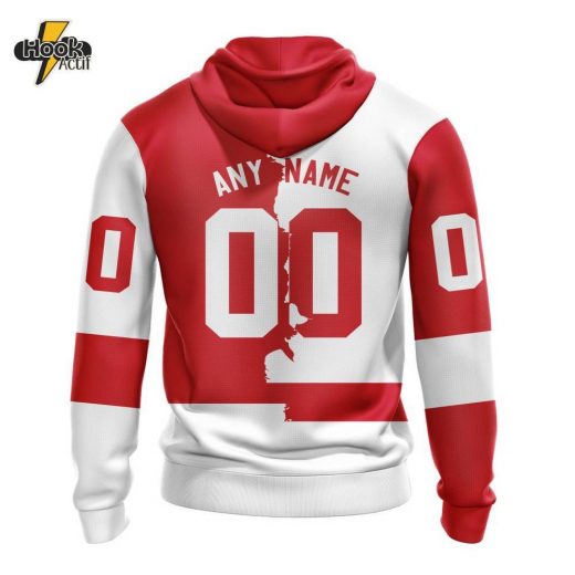 Detroit Red Wings NHL Hoodie – Personalized 2023 Home Mix Away Kits