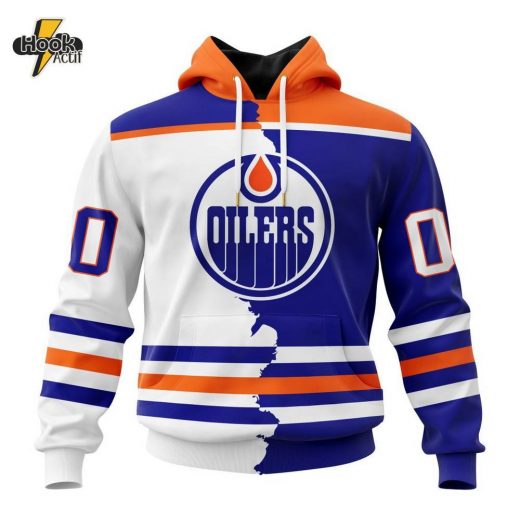 Edmonton Oilers NHL Hoodie – Personalize 2023 Home Mix Away Kits