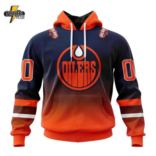 Edmonton Oilers NHL Hoodie – Retro Gradient Design (ST2202)